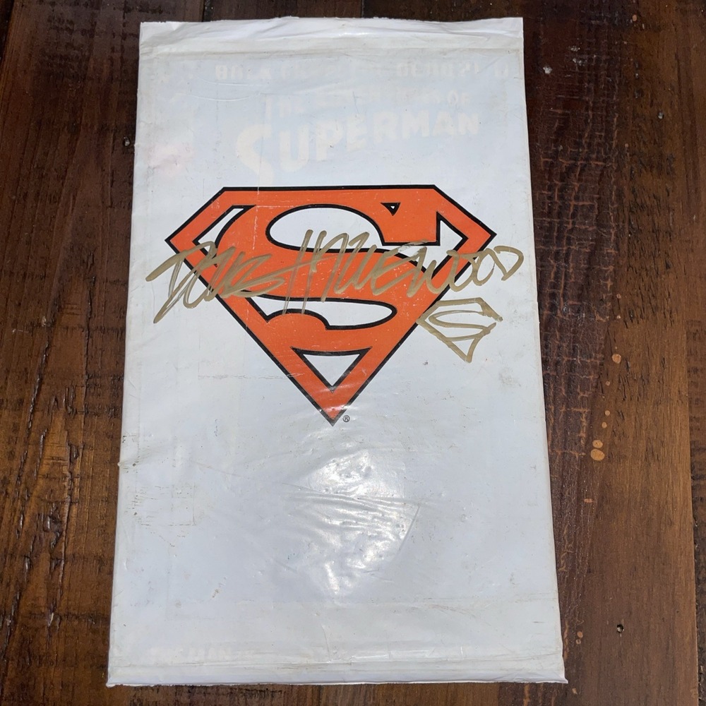 Sealed 1993 Adventures Of Superman #500 Collectors Set Singed By Doug Hazlewood